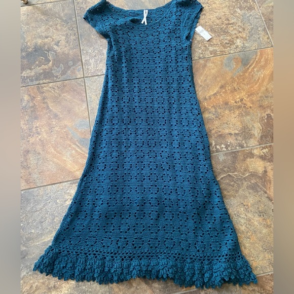 Anthropologie Dresses Anthropologie Crocheted Maxi Dress Detachable